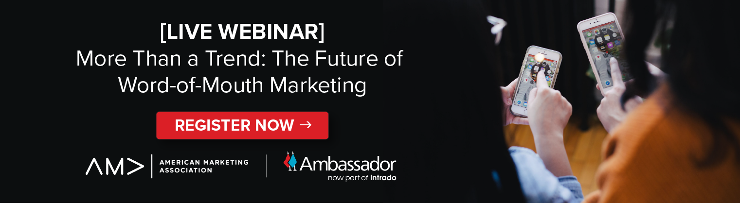 The Future of Word of Mouth Marketing Webinar CTA