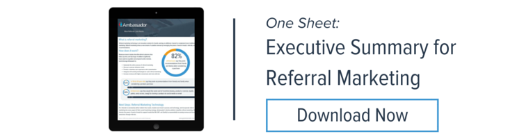 Executive Summary for Referral Marketing 